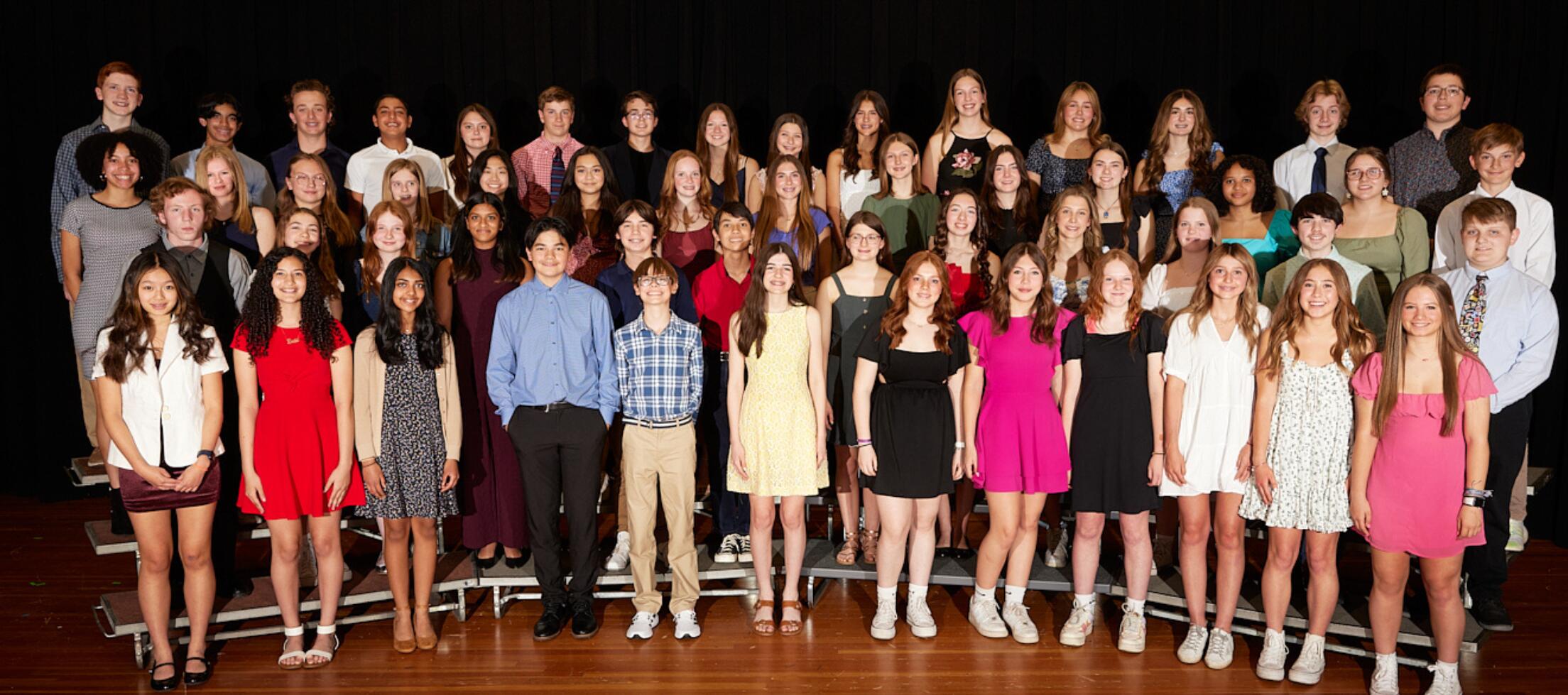 Select 58 Eighth Grade Honorees